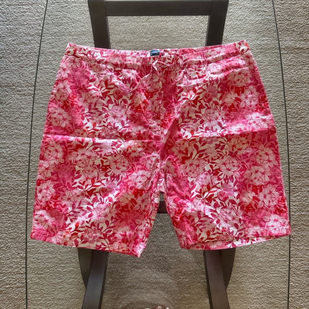 Caribbean Joe Pink & White Floral Women’s Shorts